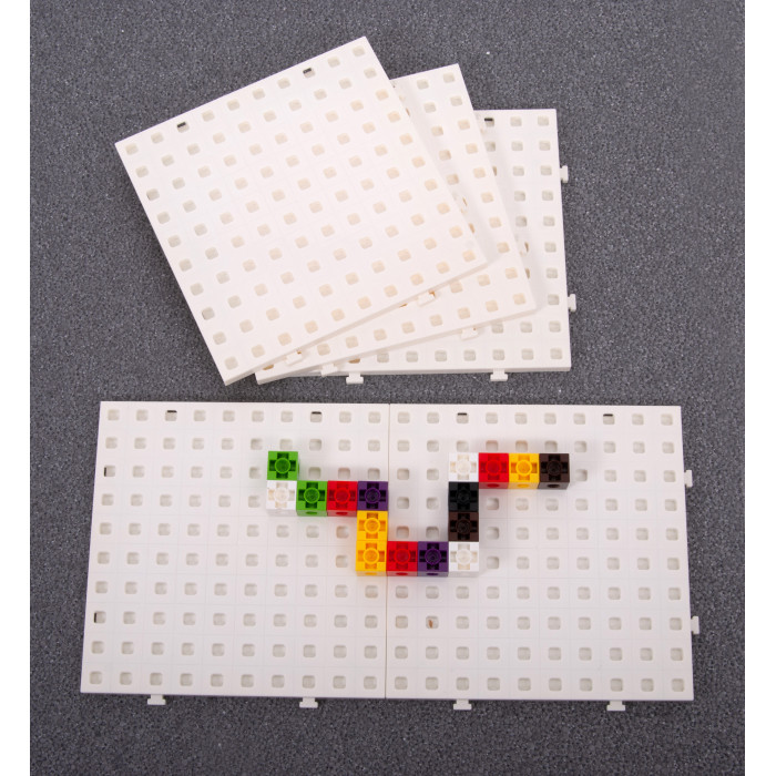 Lot de 5 planches à trous pour cubes de liaison multidirectionnel de 2 cm