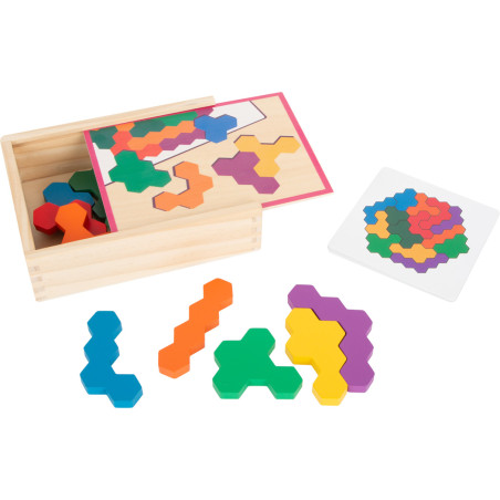 Jeu éducatif Puzzle en bois Formes géométriques logique