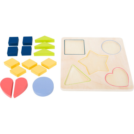 Puzzle éducatif jeu des formes géométriques
