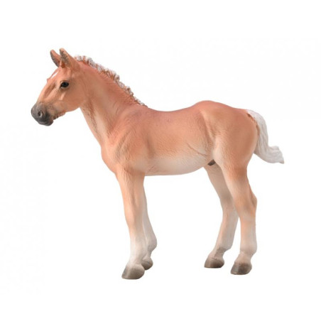 Figurine cheval Noriker Poulain Flaxen Alezan. 11.4cm - Echelle 1:20 - Collecta 88952
