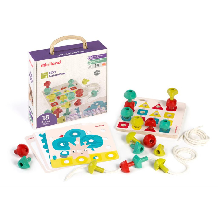 Activity Pegs - Ensemble de jeu d'activité motrice