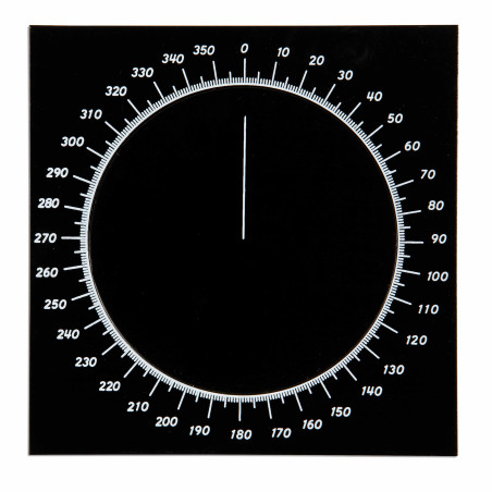 Rapporteur Circulaire Montessori Nienhuis : Mesure des Angles en Degrés