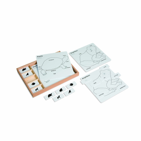 Set d'activité de puzzle d'animaux Montessori - Nienhuis  Montessori 020301 - Matériel pédagogique