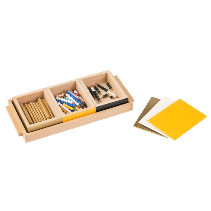 Jeu de multiplication du serpent perles en nylon Montessori - Nienhuis  Montessori 0293M0 - Matériel pédagogique