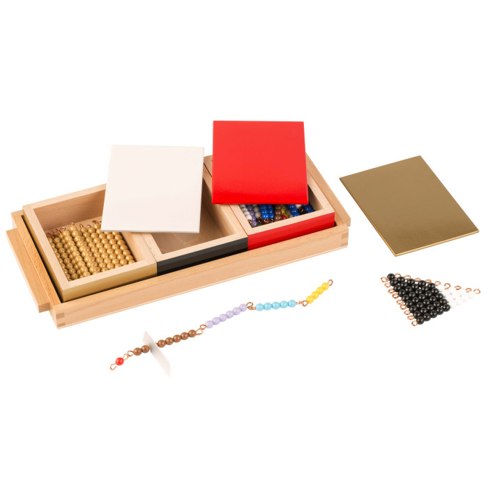 Jeu du serpent de l'addition perles en nylon Montessori - Nienhuis  Montessori 0290M0 - Matériel pédagogique