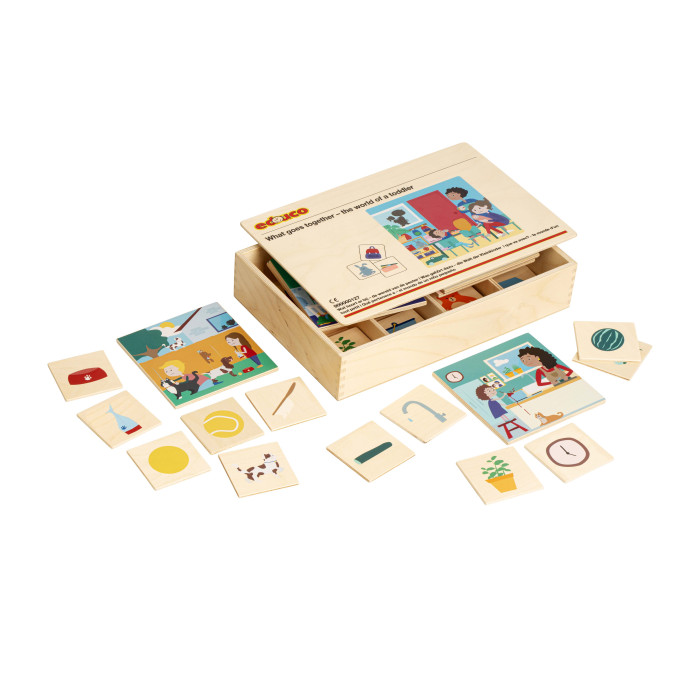 Que va avec? - le monde d'un tout petit - Educo 900000127 - Matériel éducatif