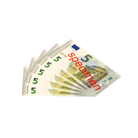 Billets 5 euros Factices | Lot 100 | Apprentissage Monnaie | LesMinis