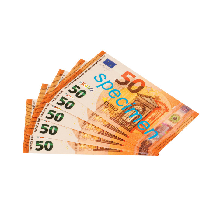 Billets 50 euros Factices | Lot 100 | Simulation Économique | LesMinis