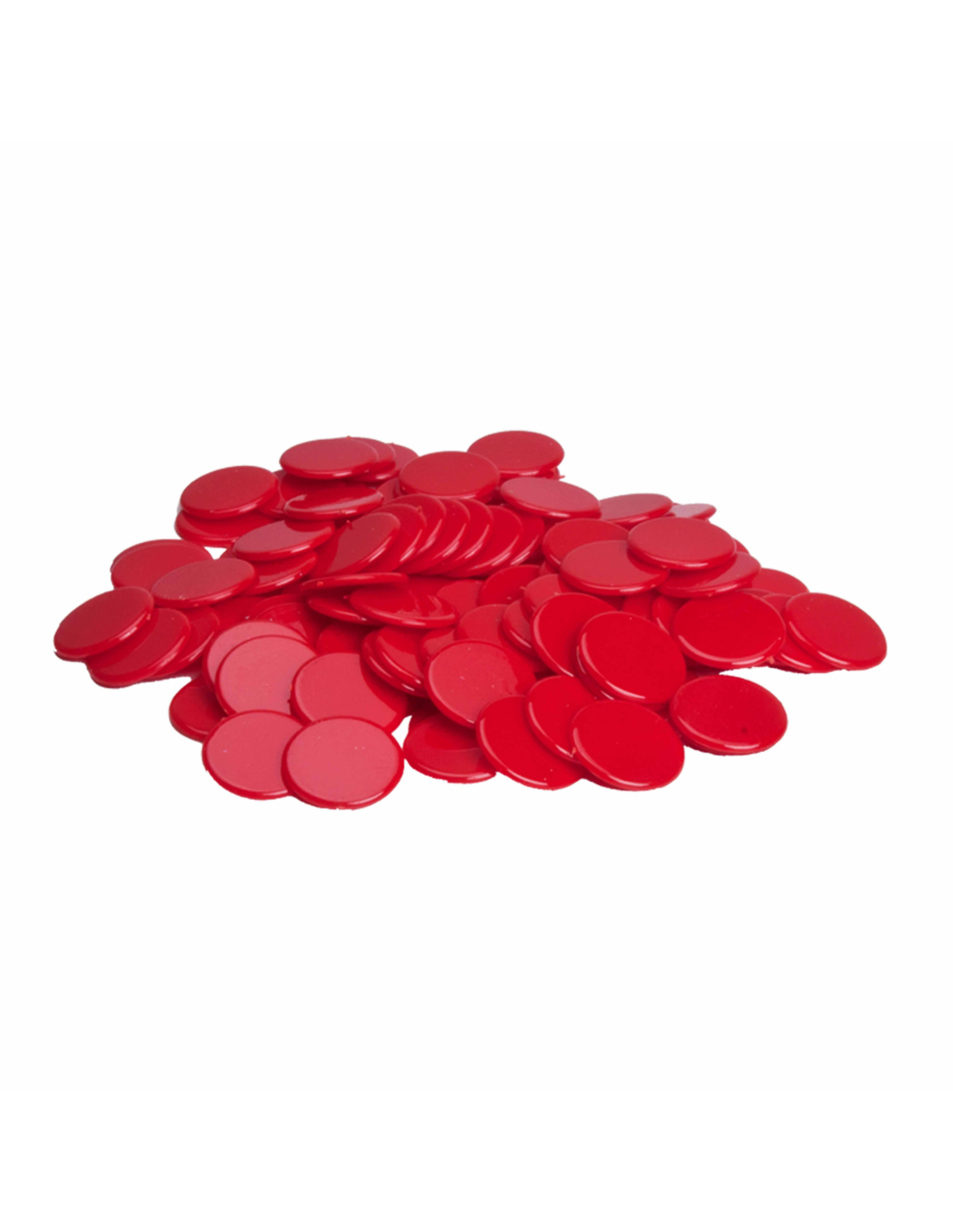 500 Jetons Plastiques Gravés Étoile Rouge – 29 Mm – Réutilisables Pour Événements