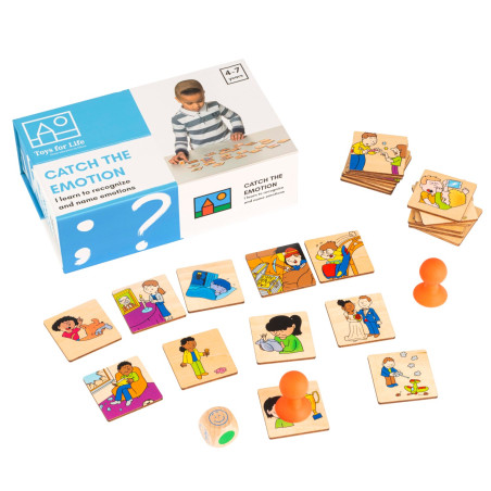 Jeu Mémoire Émotions Enfant 4 ans - Attrape l'Émotion