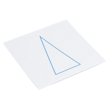 Cartes géométriques - Matériel Montessori GAM 1MM0304