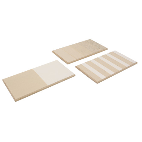 Planches rugueuses et lisses - Matériel Montessori GAM 1MM031