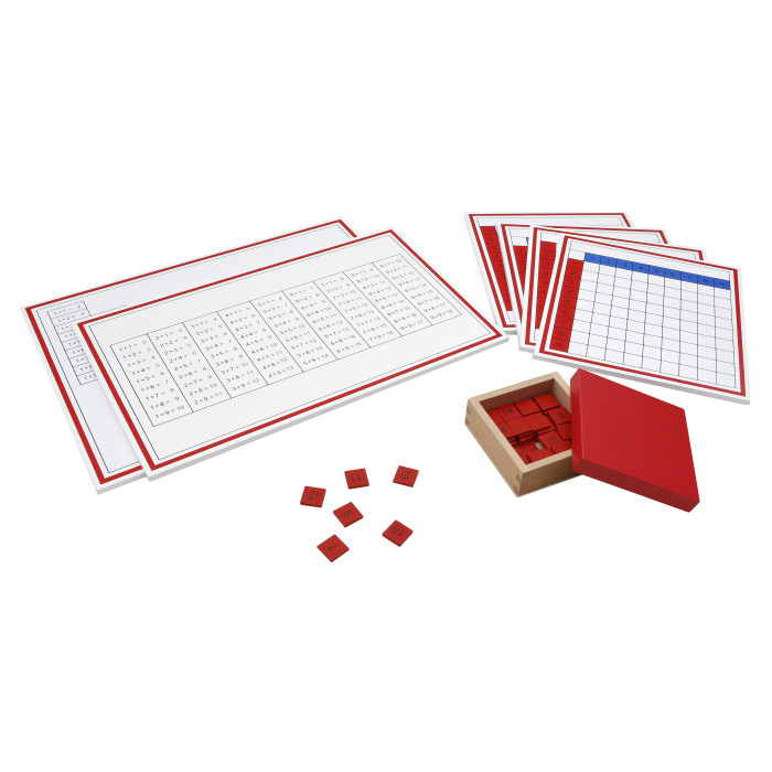 Tableaux de Travail d’Addition Montessori - GAM Gonzagarredi