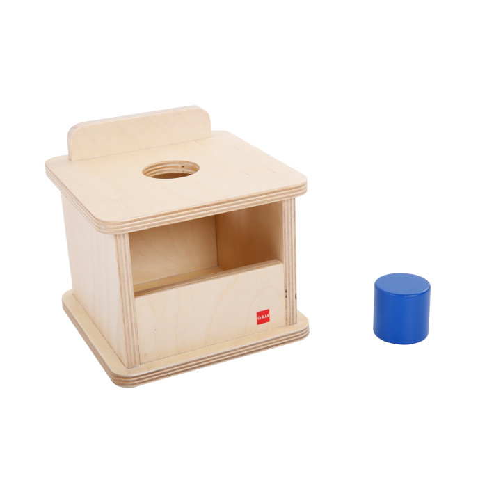 Boîte à imbucare avec grand cylindre - Matériel Montessori GAM 1MM255