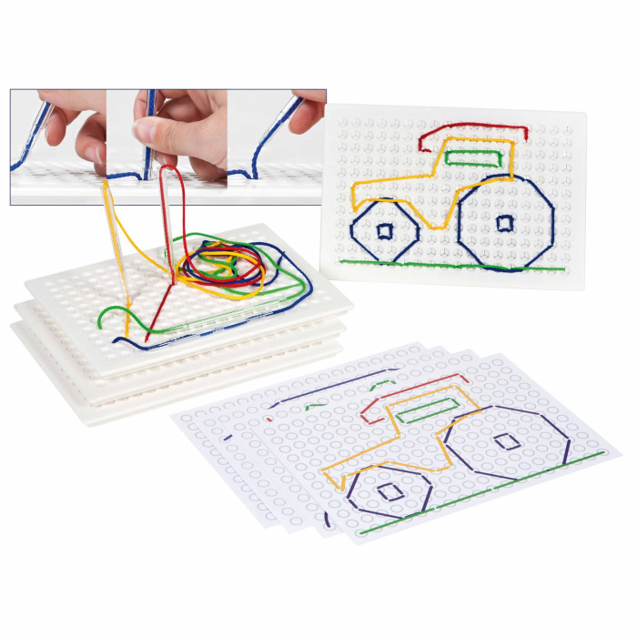 Atelier Fil à Dessiner Stylo et Lacets - Motricité Fine et Créativité