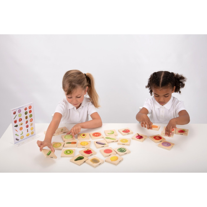 Mémo Fruits et Légumes TickiT | Développement Multiple 12m+