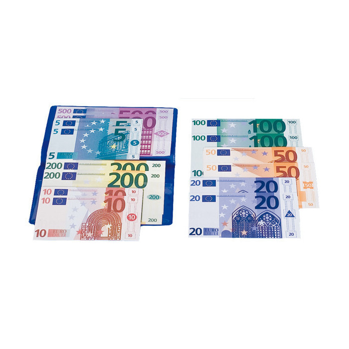 Étui avec billets euro assortis - Jegro 2002008 - Matériel pédagogique