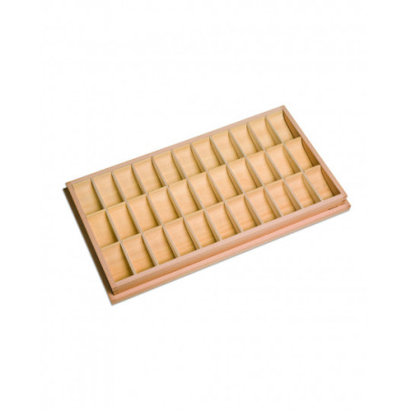 Boîte pour l'alphabet mobile imprimée - Matériel Montessori GAM