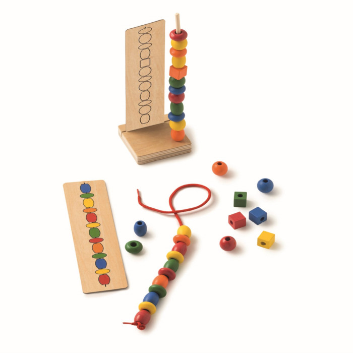 Jeu éducatif Sort the beads - Trie les perles pour développer la coordination œil-main et la logique mathématiques - Toys For Li
