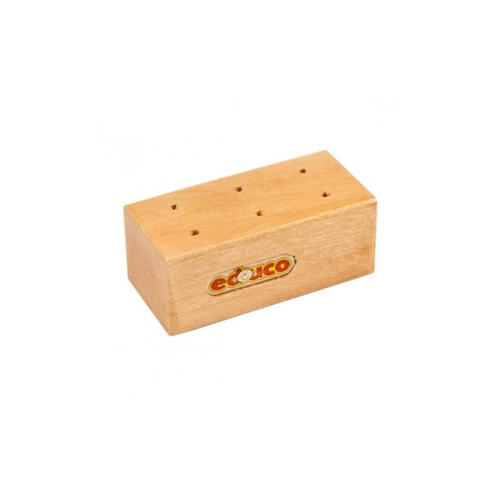 Support à Poinçons en Bois Naturel - Organisation Optimale pour la Classe