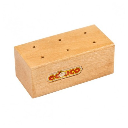 Support à Poinçons en Bois Naturel - Organisation Optimale pour la Classe