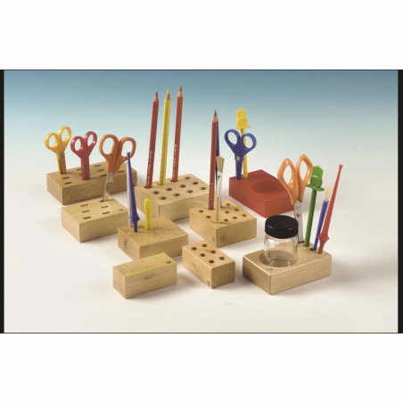 Bloc de rangement en bois Educo pour fournitures scolaires