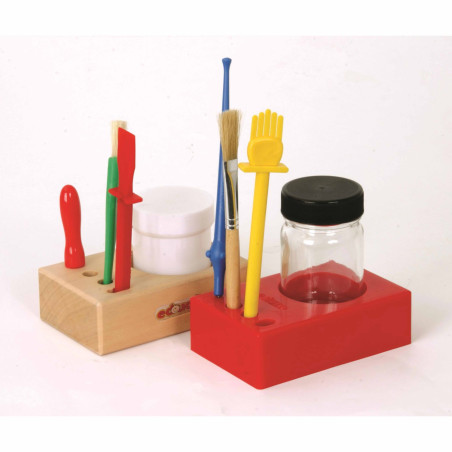 Bloc de rangement en bois Educo pour fournitures scolaires