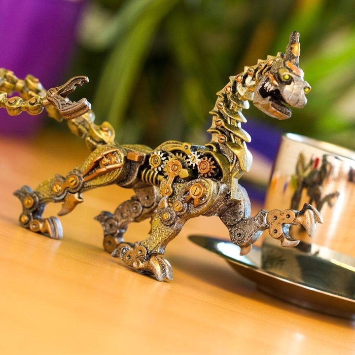 Cogsworth – Le Dragon Steampunk | Figurine Jouet Safari Ltd