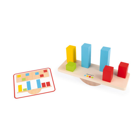 Balance magnétique pour enfants - Jouet d'éveil en bois pour développer la dextérité et le sens de l'équilibre