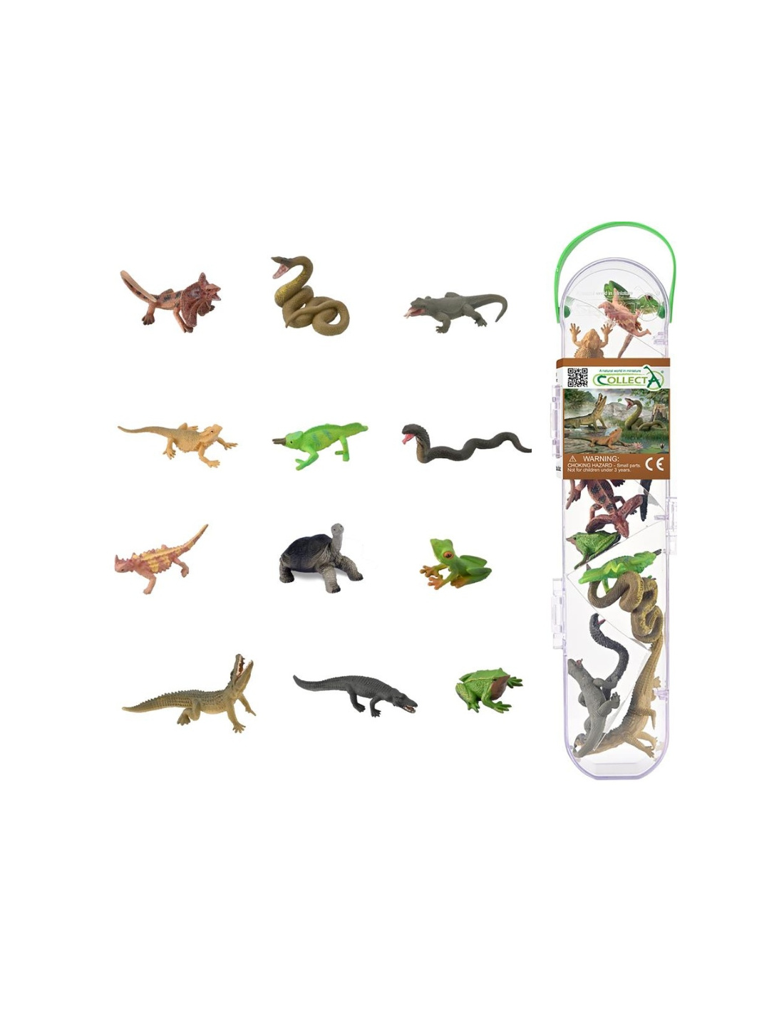 Papo - Figurine Bébé Crocodile Réaliste - 3 Ans + - Collection La Vie Sauvage - Jeu Éducatif Reptiles - Idée Cadeau Jouet Fille Garçon
