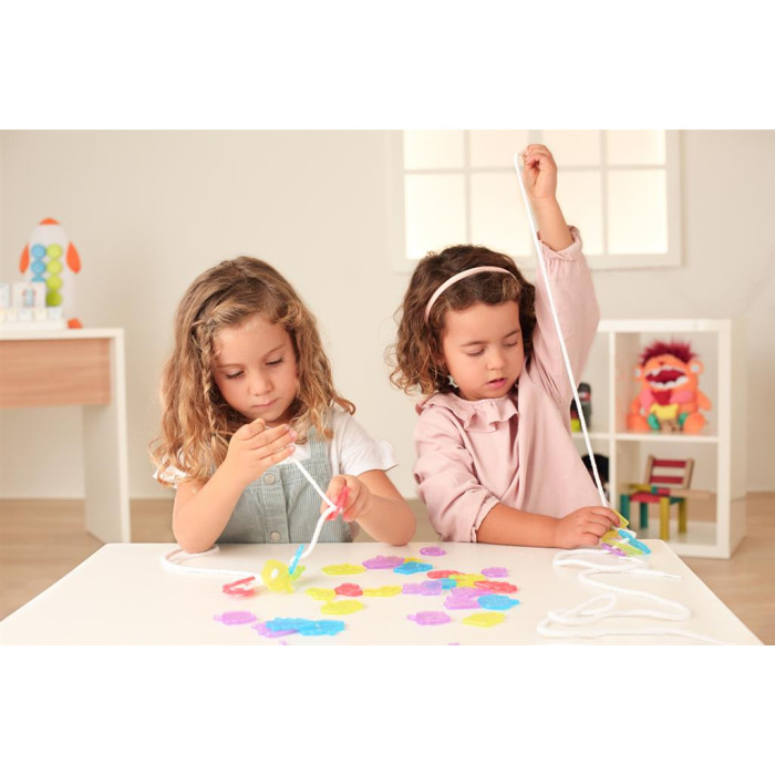 Valisette d'Activité éducative avec Figurines translucides | Accessoire idéal pour table sensorielle - Motricité fine et coordin