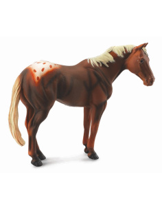 Étalon Chestnut Appaloosa CollectA - Figurine cheval 88436
