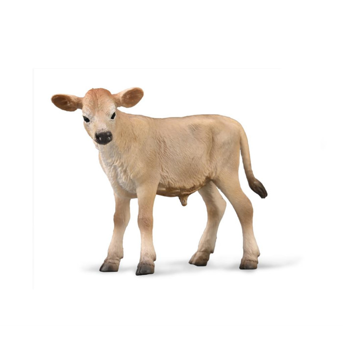 Pack Figurines CollectA Vache et Veau Jersiaise - Répliques réalistes de la célèbre race bovine Jersey pour les amoureux des ani