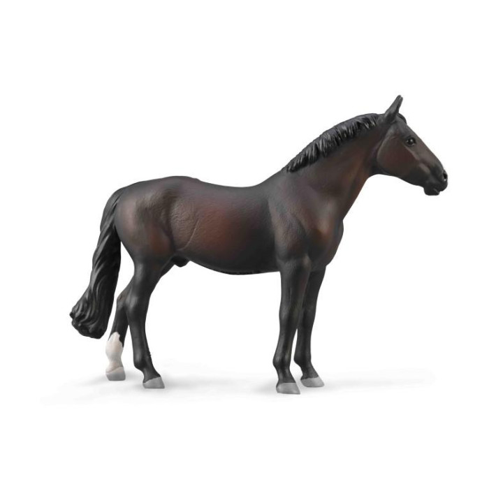 Étalon Holsteiner CollectA Bai - Figurine cheval réaliste 88987 - Monde équestre