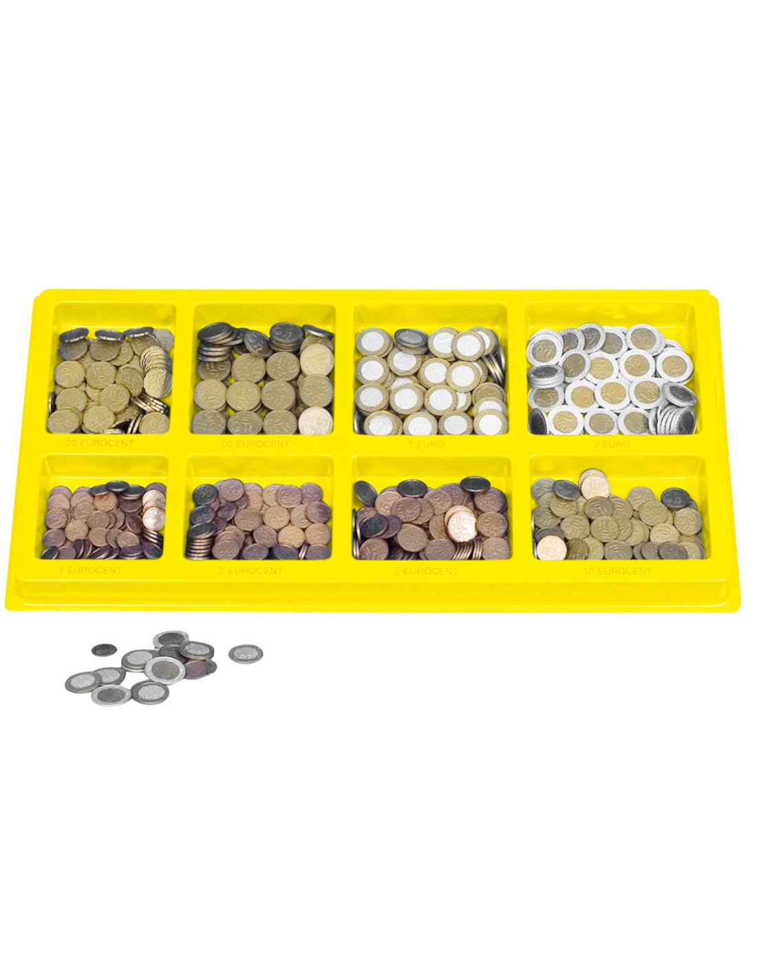 Plateau de tri des pièces en euros | Educo | Jeu éducatif de monnaie ...