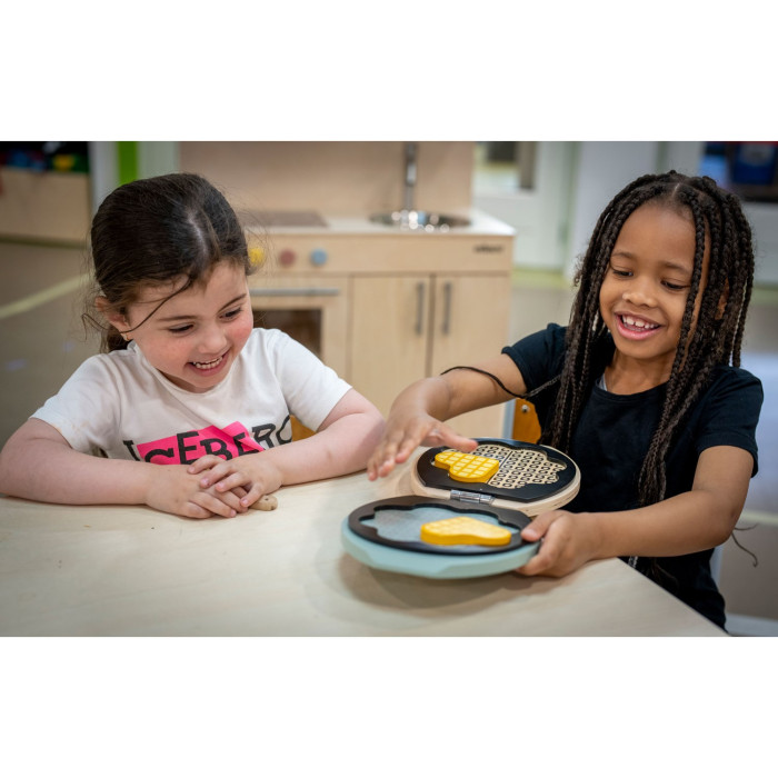 Gaufrier en Bois Educo | Jouet Cuisine Imitation 3+ ans