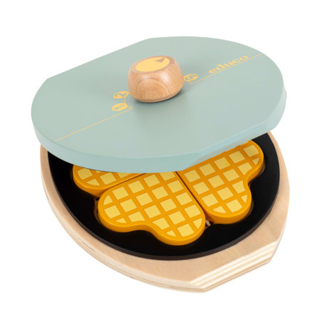 Gaufrier en Bois Educo | Jouet Cuisine Imitation 3+ ans