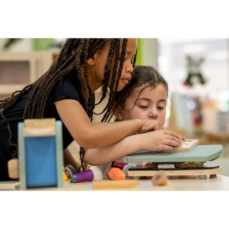 Grill Plancha en Bois | Jouet Cuisine Imitation Educo 3+ ans