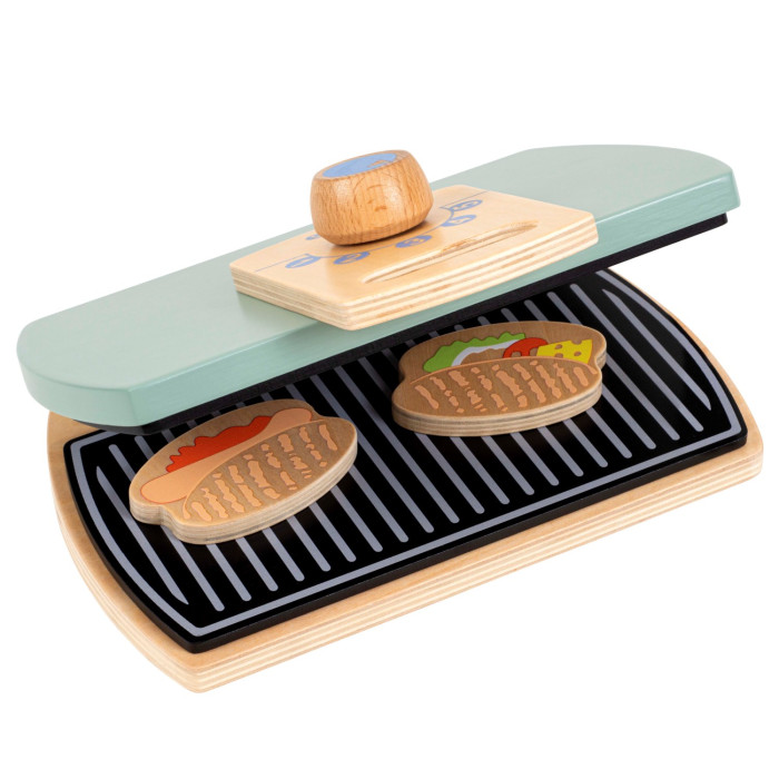Grill Plancha en Bois | Jouet Cuisine Imitation Educo 3+ ans