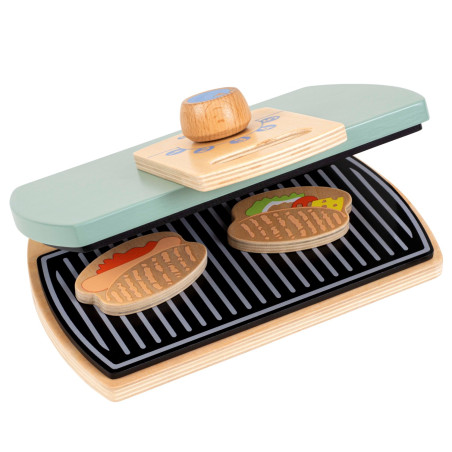 Grill Plancha en Bois | Jouet Cuisine Imitation Educo 3+ ans