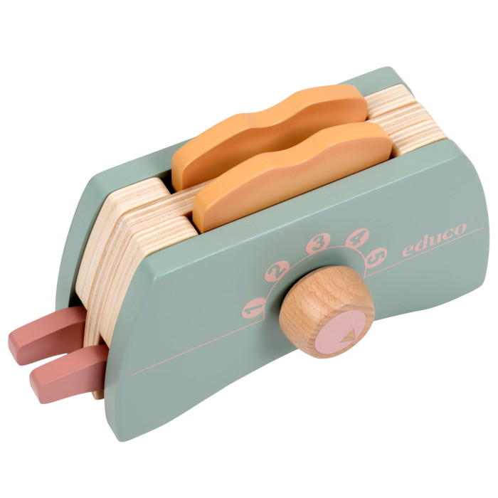 Grille-Pain en Bois Educo | Jouet Cuisine Imitation 3+ ans Maternelle