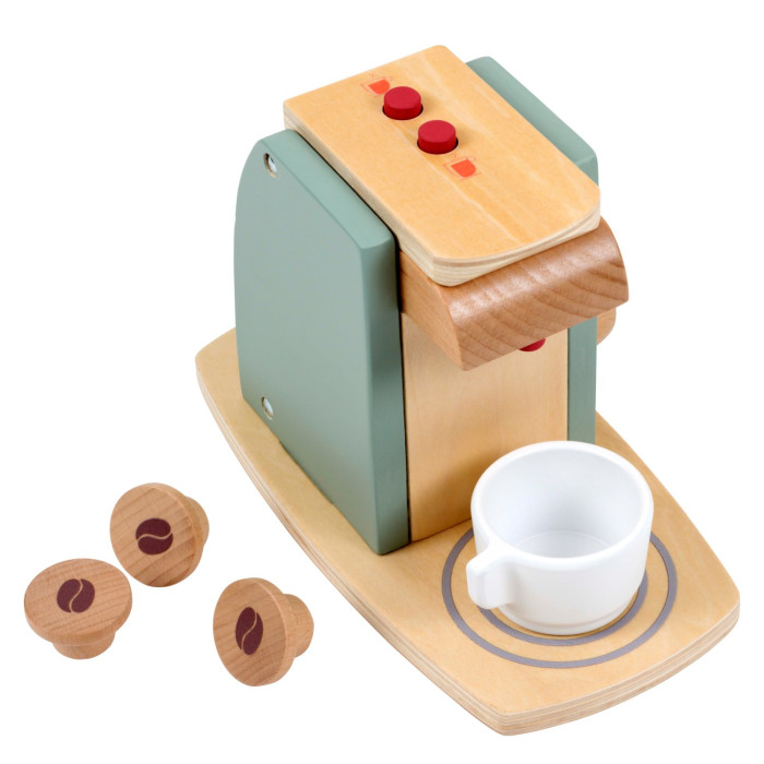 Machine à Café en Bois | Jouet Cuisine Imitation Educo 3+ ans Maternelle