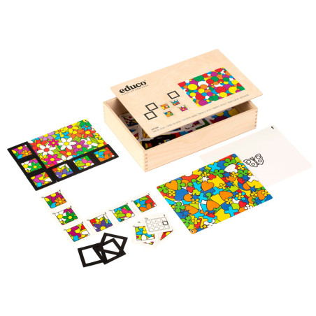 Jeu éducatif ‘Trouver le détail’ de Educo - Développez la perception visuelle de votre enfant