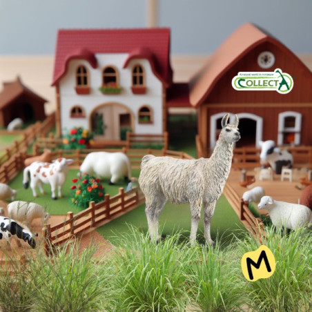 Figurine CollectA Lama - Réplique détaillée du lama d'Amérique du Sud