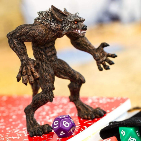 Figurine réaliste de loup-garou - Lesminis.fr animaux fantastiques