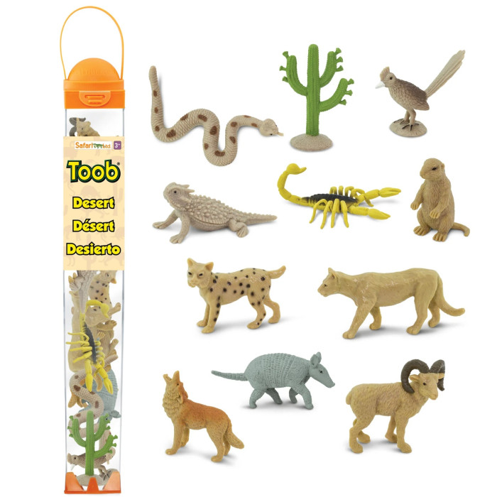 10 Figurines Primates Miniatures Safari Ltd - Jouets éducatifs Non Toxiques Pour Enfants Dès 3 Ans