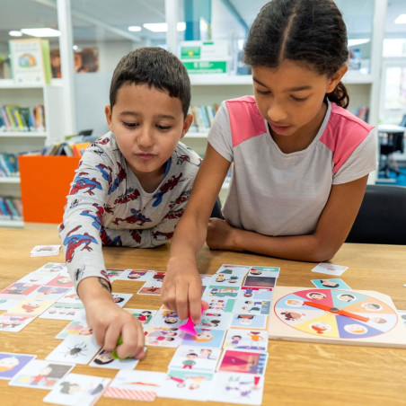 Jeu 8 Émotions Educo Enfant 3 ans - Roue des Sentiments