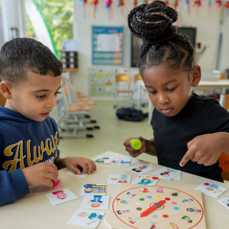 Jeu 8 Émotions Educo Enfant 3 ans - Roue des Sentiments