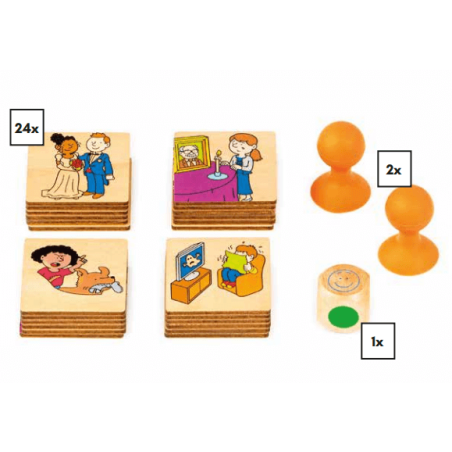 Jeu Mémoire Émotions Enfant 4 ans - Attrape l'Émotion