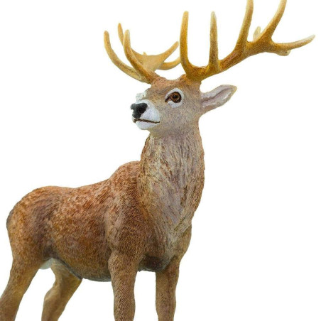 Figurine Cerf Élaphe Safari Ltd - Immersion dans la Faune Eurasiatique